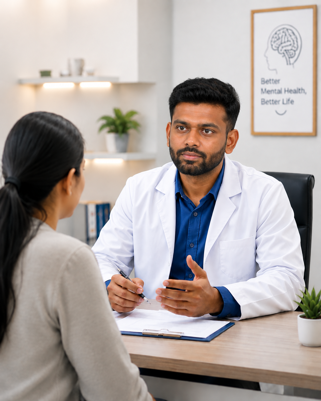 Psychiatric and neuropsychiatric consultation at PVG Mind Care Clinic in Pondicherry